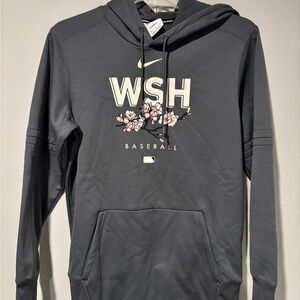 Nike Dark Gray Men's WSH Baseball Hoodie